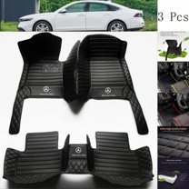 For Mercedes-Benz 1998-2025 All Model Luxury Waterproof Leather Carpets Car Floor Mats