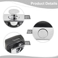 thumbnail image 4 of 1x Square Push Button Catch Lock Cupboard Cabinet Caravan Latch Knob, 4 of 11