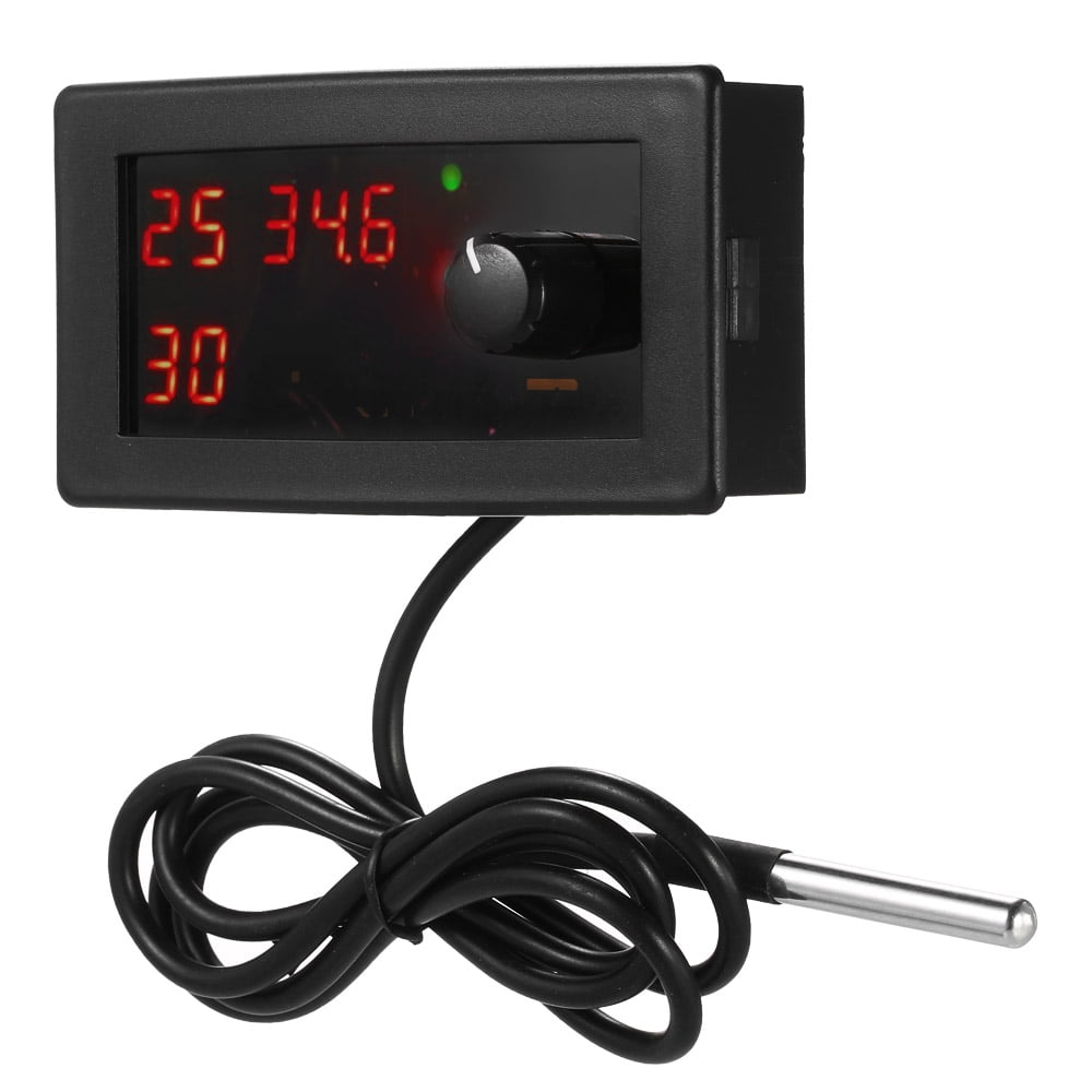 Digital Temperature Controller Timer Thermostat with Waterproof Sensor Probe