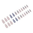 thumbnail image 4 of 24pcs Almond Press On Nails Glossy Acrylic False Nails with Sparkling Finish Artificial Nails for Girls and Women, 4 of 8