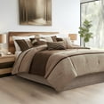 thumbnail image 5 of Gracie Mills Kimberly 7-Piece Microsuede Comforter Set Blue Multi Color GRACE-3263, 5 of 5
