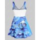 thumbnail image 3 of Tank Top de Talla Extra con Estampado de Mariposa con Anillo Rosegal  Camisetas sin mangas de talla grande, 3 of 5