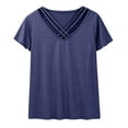 thumbnail image 3 of ZJXFGS Women'S Workout Tops Criss Cross Top for Women Gym Tops for Women Tops for Women Trendy Blue 4XL, 3 of 9