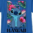 thumbnail image 2 of Boy's Lilo & Stitch Tropical Hawaii Poster  Graphic Tee Royal Blue Medium, 2 of 5