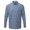 Navy/White, variant on Premier Mens Maxton Check Long Sleeve Shirt