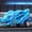 Blue-BU, variant on MMJ Stunt Car Inertial Push Sliding Vehicle Spark Effect Playroom Game Interactive Gift Accessory Item 4.70x2.40x2.10in