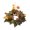 A, variant on Biomimetic Maple Leaf Candle Wreath with Roses, Halloween Table Decor with Central Candle Space, Warm Fall Decor for Entryway Coffee Table and Windowsill