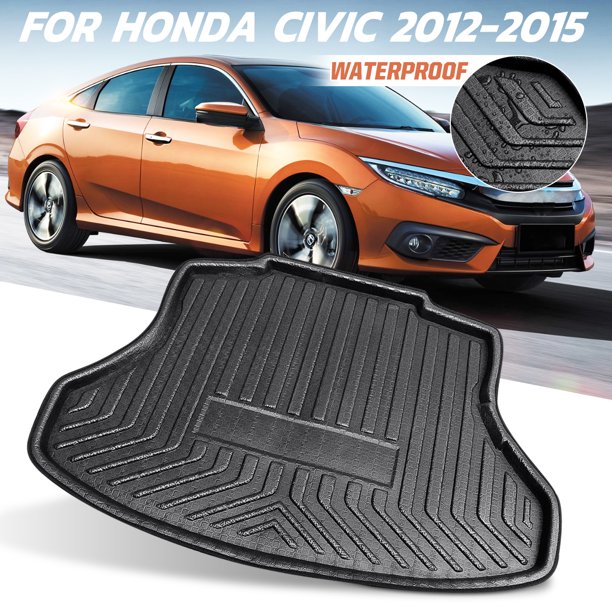 New Black Rear Trunk Cargo Mat, Floor Tray Cargo Boot