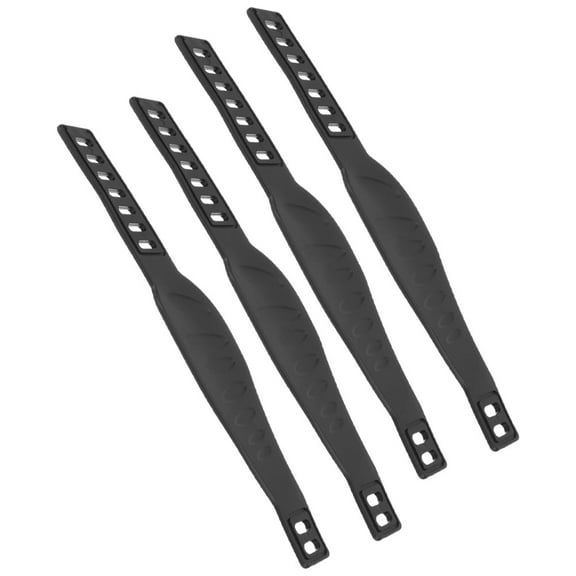 2 Pairs Rubber Exercise Bike Pedal Straps Adjustable Cycling Gym Accessories