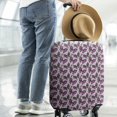 thumbnail image 2 of Purple Butterfly Heart Pattern Luggage Cover Fashion Suitcase Cover Baggage Covers Fit 25-28 Inch Luggage (Go Travel), 2 of 5