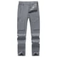 thumbnail image 1 of Pantalones cargo para hombre: corte holgado, cintura elástica con cordón, cremallera, bolsillos laterales, tejido técnico elástico que absorbe la humedad, nailon y spandex, tallas L-XXXXXL., 1 of 5