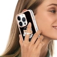 thumbnail image 6 of TECH CIRCLE For iPhone 15 Pro Case with Stand,360 Rotatable Shiny Ring Holder Kickstand Soft TPU Girls Women Case Shockproof Protective Phone Case for Apple iPhone 15 Pro 6.1" 2023,Cat, 6 of 6