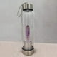 thumbnail image 5 of Botella de agua de cristal de piedra de amatista para curación, botella de agua de elixir, energía de varita de obelisco curativa de punto de cristal, botella de agua de vidrio de amatista, botella d, 5 of 5