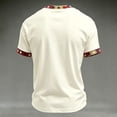 thumbnail image 4 of Men's USA Soccer Jersey Shirts 2026 Country Team Short Sleeve Crew Neck Fan International Football Shirt Retro Streetwear Top Beige XXXXL, 4 of 4