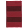 thumbnail image 1 of Colonial Mills Rug NW36R096X120S Newport Textured Stripe Rectangle Area Braided Rug  Red - 8 x 10 ft., 1 of 1