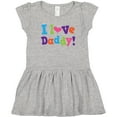 thumbnail image 3 of Inktastic I Love Daddy Girls Girls Toddler Dress, 3 of 5