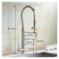 thumbnail image 2 of Kitchen Faucet Chrome Brass Tall Kitchen Faucet Mixer Sink Faucet Pull Out Spray Single Handle Swivel Spout Mixer Taps ,Effortless Installation, 2 of 7