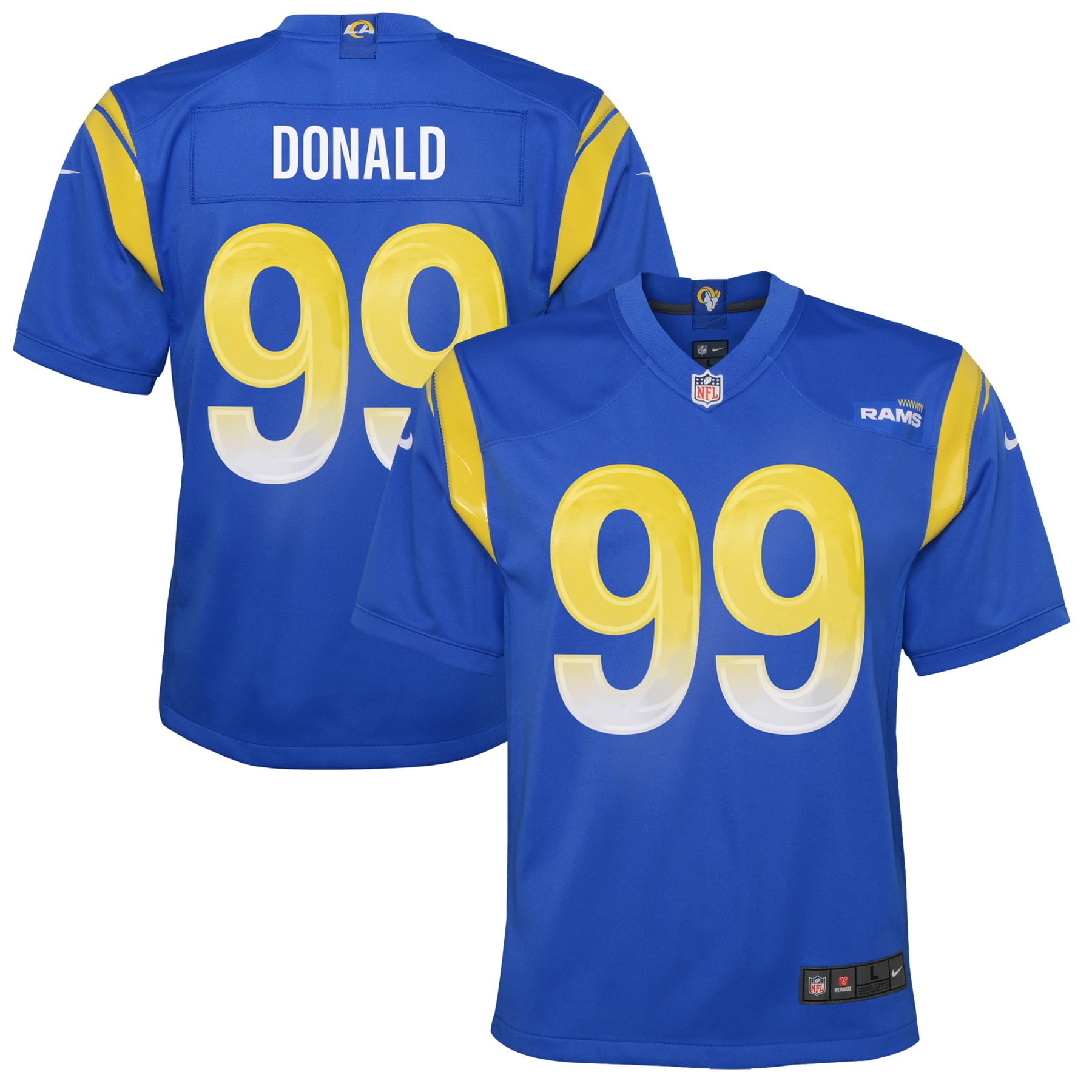 Outerstuff Youth Aaron Donald Royal Los Angeles Rams Replica Player Jersey 