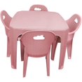 thumbnail image 2 of Mesa l con Sillas de Colores - para Dibujar o Comer - Escuela y Hogar (Rosa), 2 of 5