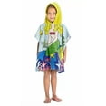 thumbnail image 2 of Poncho-Style Bath Beach Pool Towel Hooded Mermaid Girl Kid Cotton Cover Up Robe, 2 of 2