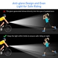 thumbnail image 3 of Bicycle solar horn headlight. Night riding rechargeable flashlight equipment, 3 of 5