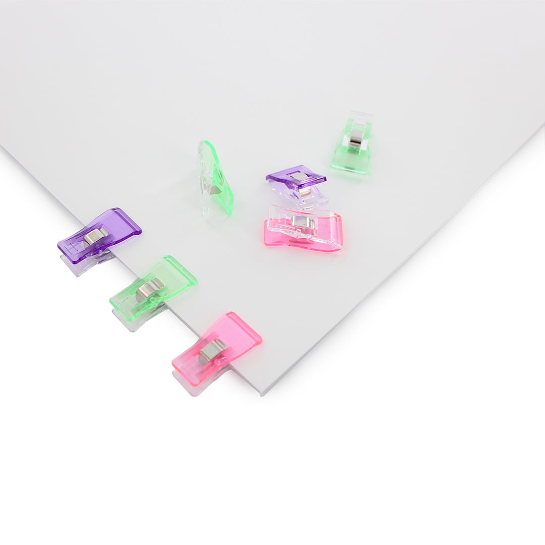 UNIQUE CREATIV Large Clever Clips — Fabric Holding Clips for Thick Layers, 12‑Pack