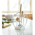 thumbnail image 3 of Home Ladle & Lid Rest - Soporte organizador de utensilios de cocina para cocinar, acero + madera, resistente al agua, JAMW Sencillez, 3 of 5