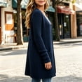 thumbnail image 2 of VIPOIN Girls Knit Long Cardigan Sweater, Ribbed Button Down with Side Pockets, Casual Layering Outerwear, 2 of 6