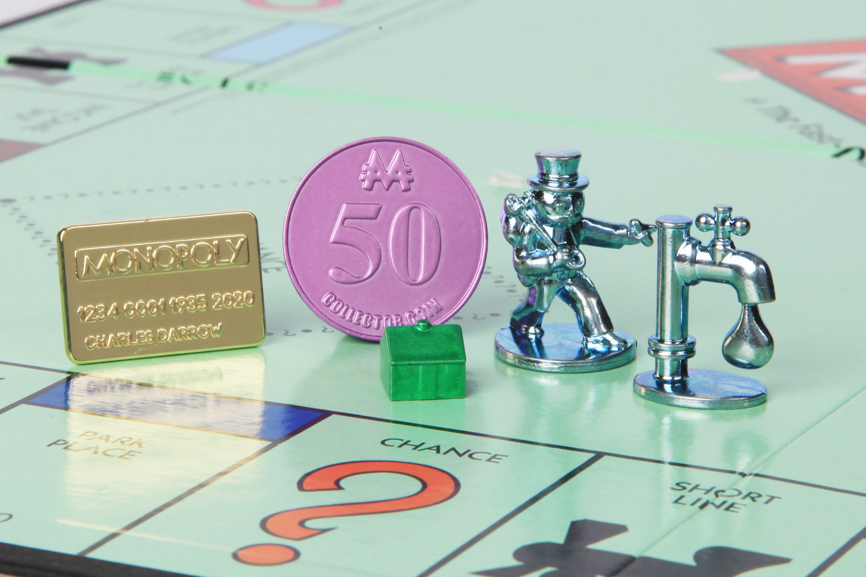 Monopoly Surprise Walmart Exclusive Tokens ULTRA-RARE #6 Series 1 GOLD Gurantee 