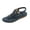 Navy, variant on Women Flat Shoes Dressy Bohemian Summer Sandals Comfortable Ankle Strap Walking Flip Flops