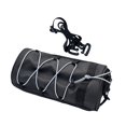 thumbnail image 4 of Bolsa de manillar de bicicleta, bolsa delantera de bicicleta con correa para el hombro, bolsa delantera de bicicleta profesional multifunción, bolsa Negro Gris, 4 of 7