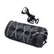 thumbnail image 4 of Bolsa para manillar de bicicleta, bolsa frontal para cuadro de bicicleta de montaña y carretera con correa para el hombro Negro Gris, 4 of 7