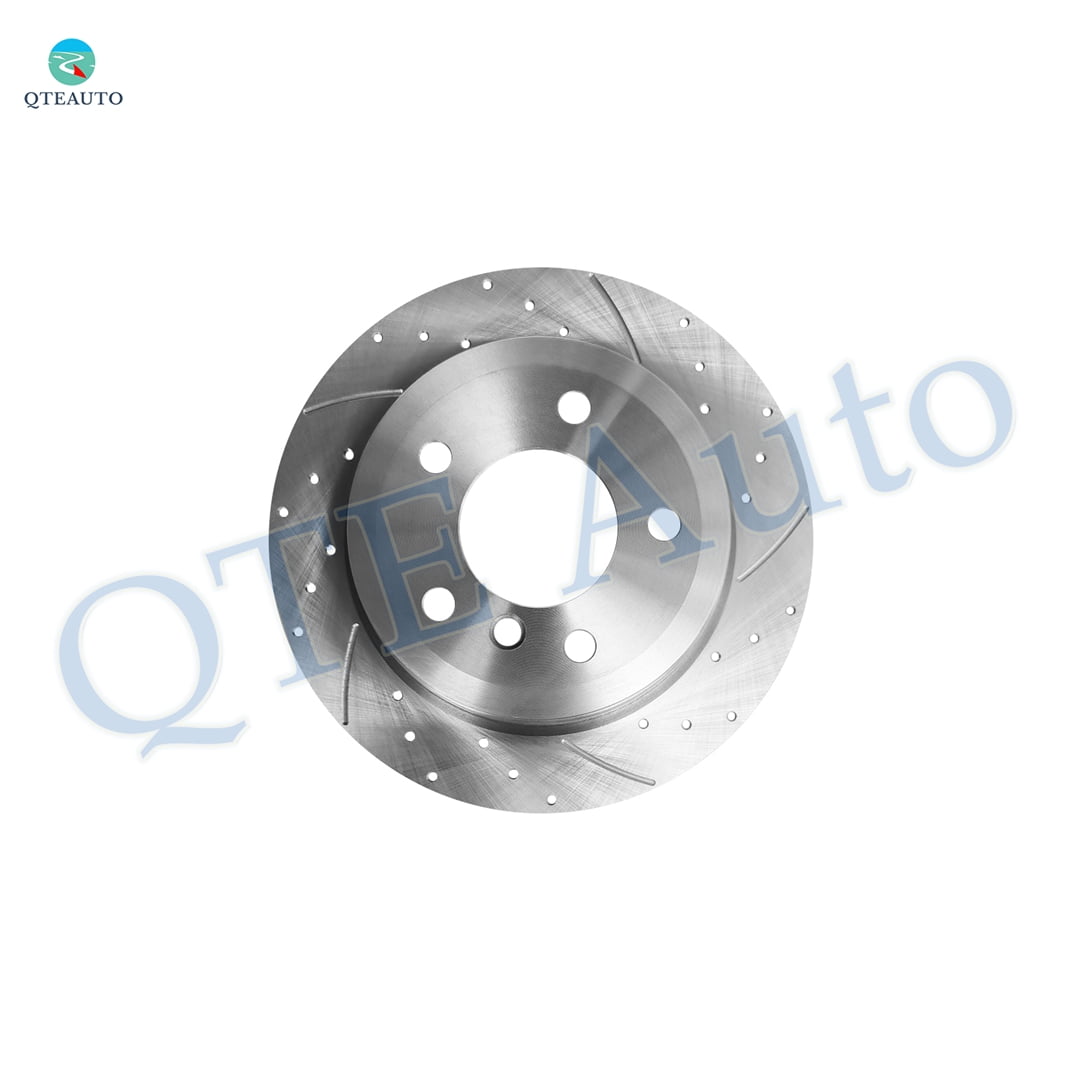 Set of 4 Front 312mm-Rear 300mm Drilled Slotted Brake Disc Rotors For 2007 2008 328XI