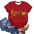 thumbnail image 2 of Camisetas de Manga Corta para las Mujeres, Lindo Pollo Granja Impresión Camiseta, Casual Mamá Tee Blusa Ligera, 2 of 3