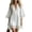 White #2, variant on Cute Fall Dresses V Neck 3/4 Sleeve Solid Oversized Dresses Boho Lace Trim Elegant Business Casual Travel Mini Dresses Pink 2XL