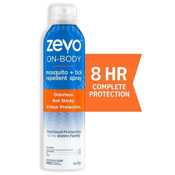 Zevo On Body Mosquito Repellent   Tick Repellent - Bug Spray - Aerosol Spray