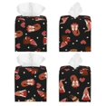thumbnail image 2 of Gukieu Valentine Gnome Print Leather Tissue Box, PVC Waterproof Velcro Opening and Closing Square Tissue Box Holder, Suitable for Home and Office Decoration, 2 of 7