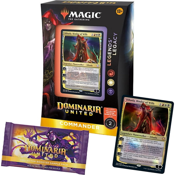 Magic The Gathering Dominaria United Commander Deck Legends' Legacy + Collector Booster
