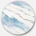thumbnail image 1 of Designart 'Modern Abstract Drift' Geometric Metal Circle Wall Art, 1 of 3
