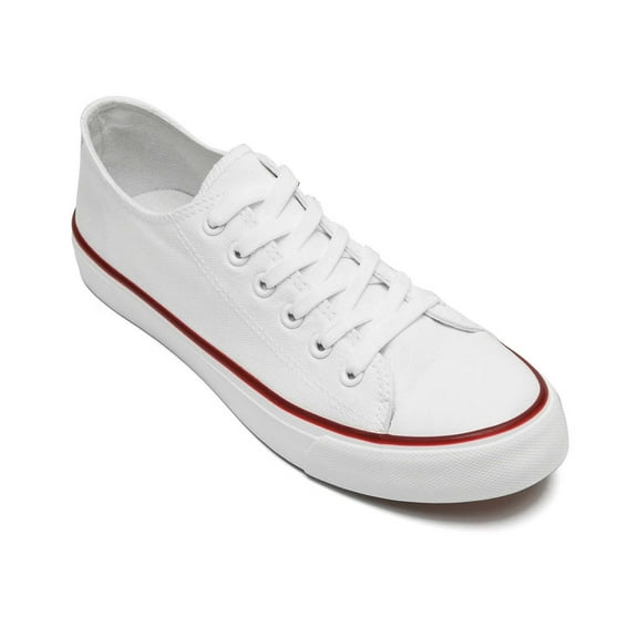 Unisex Low Top Lace Up Casual Canvas Shoes for Women and Men, Comfortable Lightweight Classic Fashion Sneakers Tennis Shoes for Men