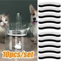 Cheer US 10Pcs Cat Water Fountain Filters, Cat Water Fountain Filters, Pet Water Fountain Filters for WF050 Cat Fountain