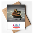 thumbnail image 1 of Swan Organism Animal Photography Happy Birthday Greeting Cards Envelopes Blank, 1 of 3