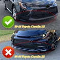 thumbnail image 6 of Stay Tuned Performance For 2020-2025 Toyota Corolla L/LE/XLE Black Front Bumper Splitter Spoiler Lip, 6 of 6