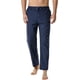 thumbnail image 1 of Pantalones casuales de lino para hombre, de verano, color sólido, sueltos, elásticos, con cordón, para playa, yoga, pantalones de golf negro (042-black) M negro (042-black) M Xishao ropa, 1 of 2