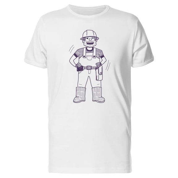 Sketch Of A Worker Tee Men's -Image by Shutterstock
