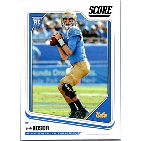 - 2018 Score #348 Josh Rosen UCLA Bruins Football Card