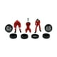 thumbnail image 1 of Figuras de pintadas a mano a escala 1:64, modelo de mecánico de automóviles, objetos de colección, dioramas, accesorios para fotografía de rojo, 1 of 8