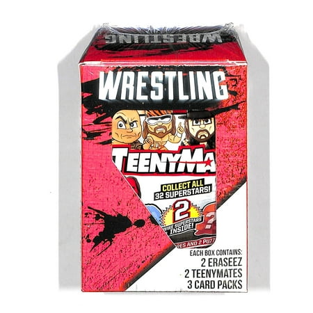 WWE Wrestling 2 Eraseez Packs,2 Teenymates Packs,3 card packs In a Sealed