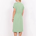 thumbnail image 5 of OSOLU Women Casual Skirt With Solid Color Elastic Waistband Suitable For Casual Wear Stylish Skirts, 5 of 9
