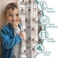 thumbnail image 3 of Blackout Kids Curtains,Shih Tzu Dog Childrens Insulated Curtains Set Of 2,Bedroom Essentials,Toddler Room Decor 52x84in(132x213cm), 3 of 4